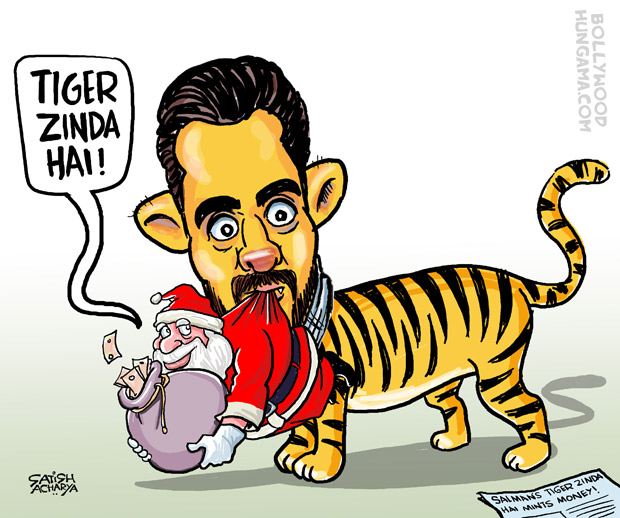Bollywood Toons: Salman Khan's Tiger Zinda Hai mints money! - Bollywood  Hungama