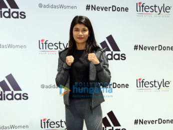 Sanya Malhotra in Gurgaon for adidas