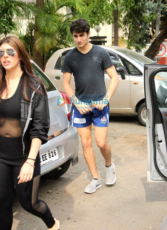 sara ali khan and ibrahim khan snapped post their gym session 2