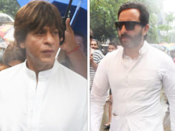 Shah Rukh Khan & Saif Ali Khan At Veteran actor Shashi Kapoor’s funeral