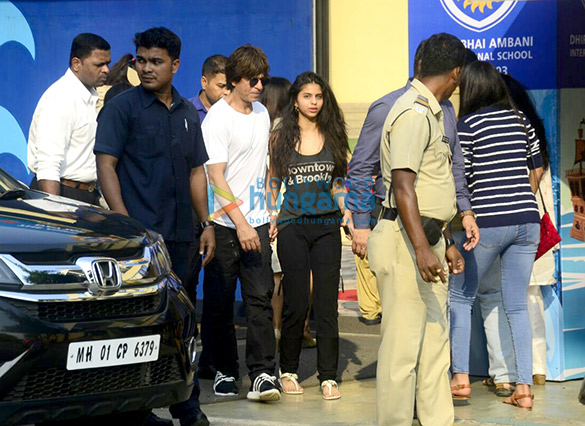 Shah Rukh Khan, Suhana Khan, Hrithik Roshan and others spotted at Dhirubhai Ambani International School