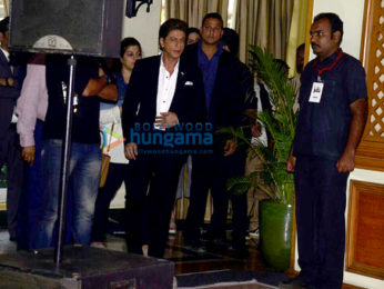 Shah Rukh Khan attends the press conference of 63rd Filmfare Awards