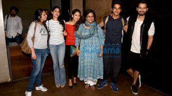 Shahid Kapoor, Mira Rajput, Janhvi Kapoor and others at Ishaan Khatter’s Beyond The Clouds screening