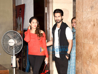 Shahid Kapoor, Mira Rajput, Janhvi Kapoor and others at Ishaan Khatter's Beyond The Clouds screening