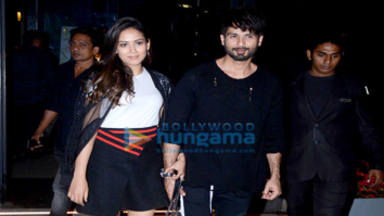 Shahid Kapoor and Mira Rajput spotted at a clinic in BKC