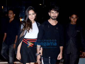 Shahid Kapoor and Mira Rajput spotted at a clinic in BKC