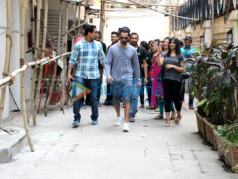 Shahid Kapoor snapped at a salon