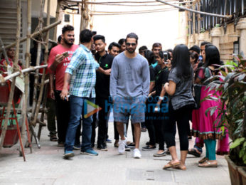 Shahid Kapoor snapped at a salon