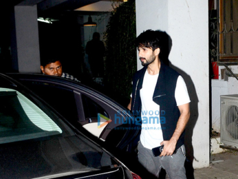 Shahid Kapoor spotted at Maddock office in Bandra
