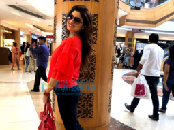 Shamita Shetty snapped at a mall in Mumbai