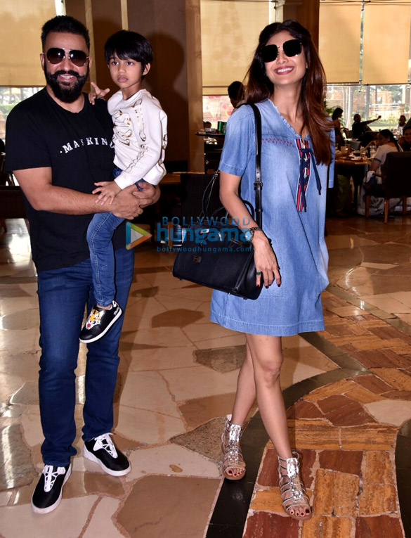shilpa shetty and raj kundra snapped at jw marriot 5