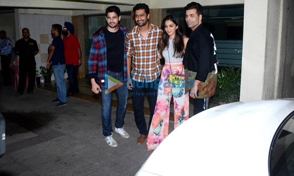 sidharth malhotra karan johar kiara advani and neha dhupia spotted at bandra 2 2