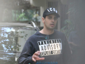 Sidharth Malhotra and R Balki snapped at Sunny Super Sound