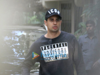 Sidharth Malhotra and R Balki snapped at Sunny Super Sound