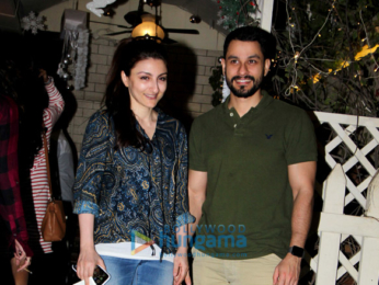 Soha Ali Khan and Kunal Khemu snapped at Smoke House Deli in Bandra