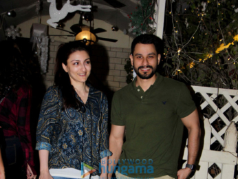 Soha Ali Khan and Kunal Khemu snapped at Smoke House Deli in Bandra