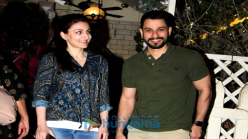 Soha Ali Khan and Kunal Khemu snapped at Smoke House Deli in Bandra