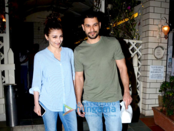 Soha Ali Khan and Kunal snapped post a dinner date