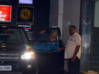 Sonal Chauhan and Varun Dhawan spotted after gym in Bandra