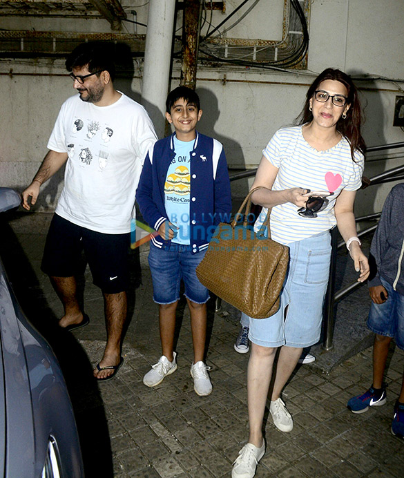 sonali bendre snapped with family at juhu pvr 5