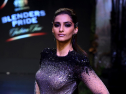 Sonam Kapoor walks the ramp for Tarun Tahiliani at Blenders Pride Fashion Tour