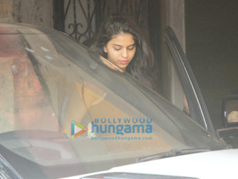 Suhana Khan snapped at the gym