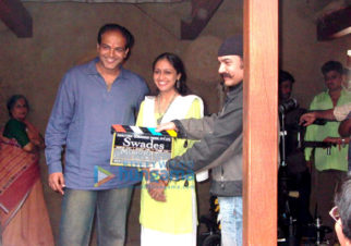 On The Sets Of The Movie Swades