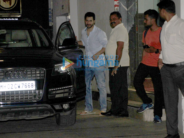 Varun Dhawan snapped in Bandra
