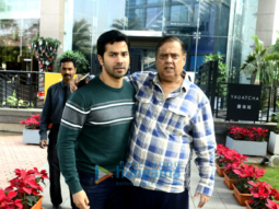 Varun Dhawan snapped with his family