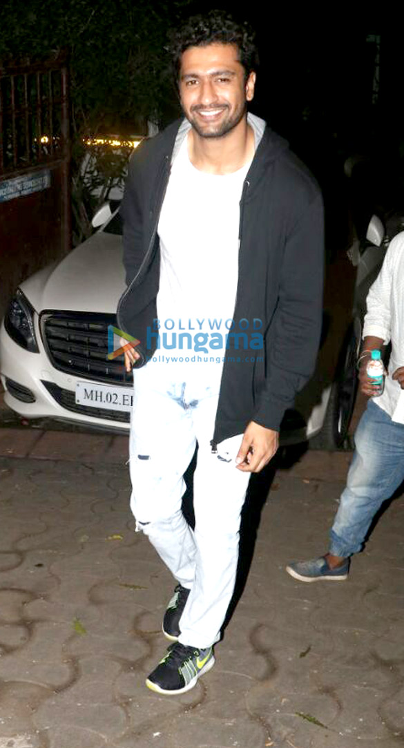 Vicky Kaushal and Kiara Advani snapped on Karan Johar film set Vicky Kaushal and Kiara Advani snapped on Karan Johar film set