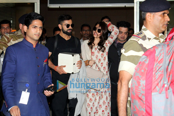virat kohli and anushka sharma snapped at the airport 1