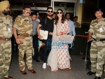 Virat Kohli and Anushka Sharma snapped at the airport