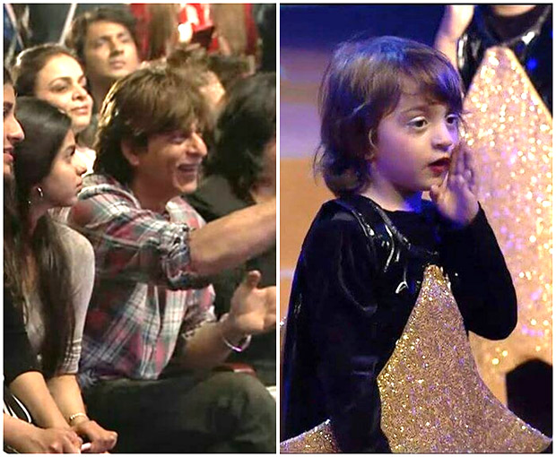 WATCH Abram Khan performs on 'Yeh Tara Woh Tara'; Shah Rukh Khan and Suhana Khan enjoy the performance
