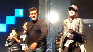 WATCH: Salman Khan and Sonakshi Sinha rehearse on ‘Tere Mast Mast Do Nain’ for Dabangg Tour show in Delhi