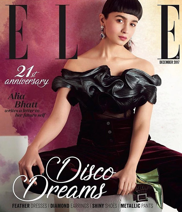 WOW! Alia Bhatt channels her inner disco diva with faux bangs and metallic look on Elle cover