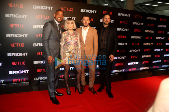 will smith and others grace the premiere of bright 8