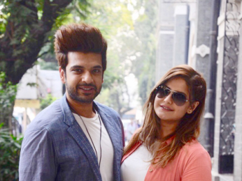 Zareen Khan and Karan Kundra snapped at the promotions of '1921'