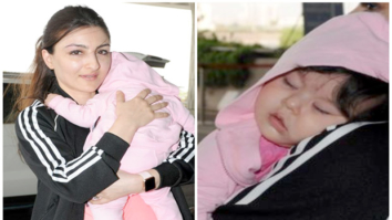 AWW! Sleeping beauty Inaaya looks cutest in the arms of Soha Ali Khan