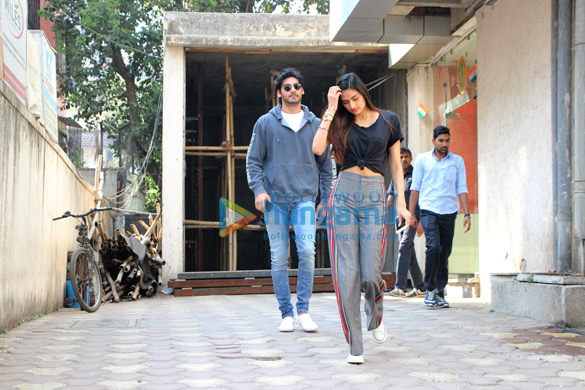 Aahan Shetty and Athiya Shetty snapped at a clinic