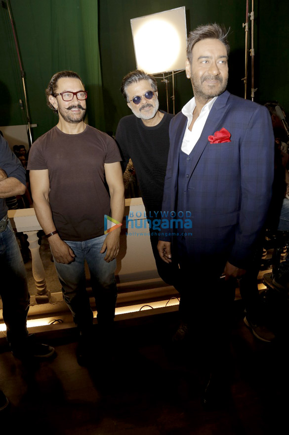 aamir khan graces the muhart of the film total dhamaal 5