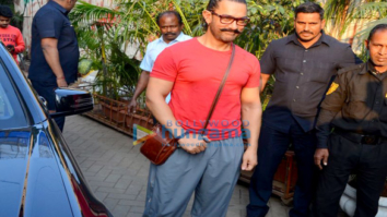 Aamir Khan spotted after a salon session in Bandra
