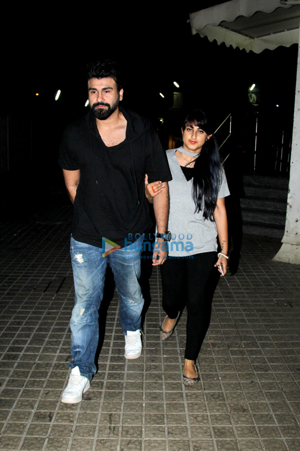 aarya babbar snapped with his wife at juhu pvr 2
