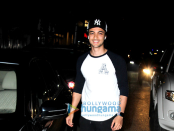 Aayush Sharma spotted at Bandra