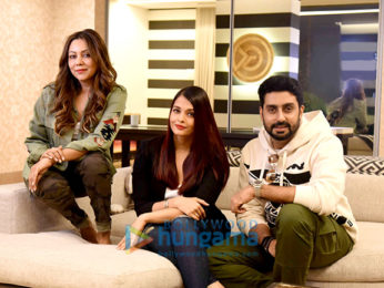 Abhishek Bachchan and Aishwarya Rai Bachchan spotted at Gauri Khan's store