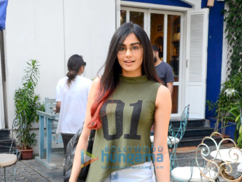 Adah Sharma spotted at Taj tea in Bandra