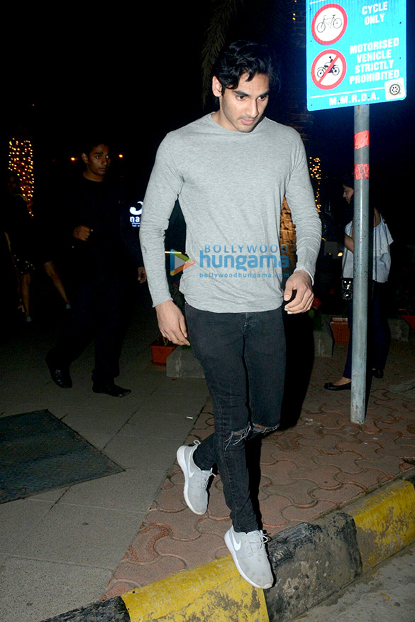 Ahan Shetty snapped with friends at BKC Ahan Shetty snapped with friends at BKC