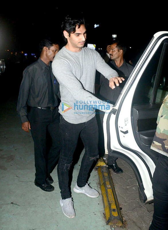 ahan shetty snapped with friends at bkc 5