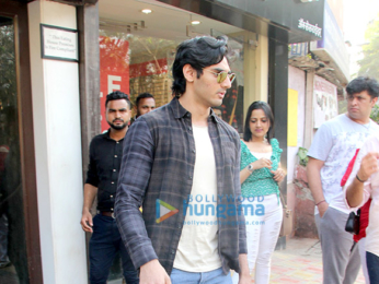 Ahan Shetty spotted at Baistan