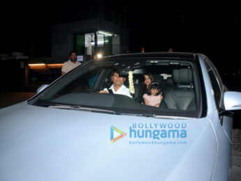 Aishwarya Rai Bachchan, Abhishek Bachchan out with Aradhya for dinner-2