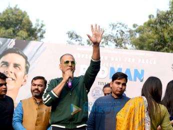 Akshay Kumar snapped promoting his film 'Pad Man' at Delhi University